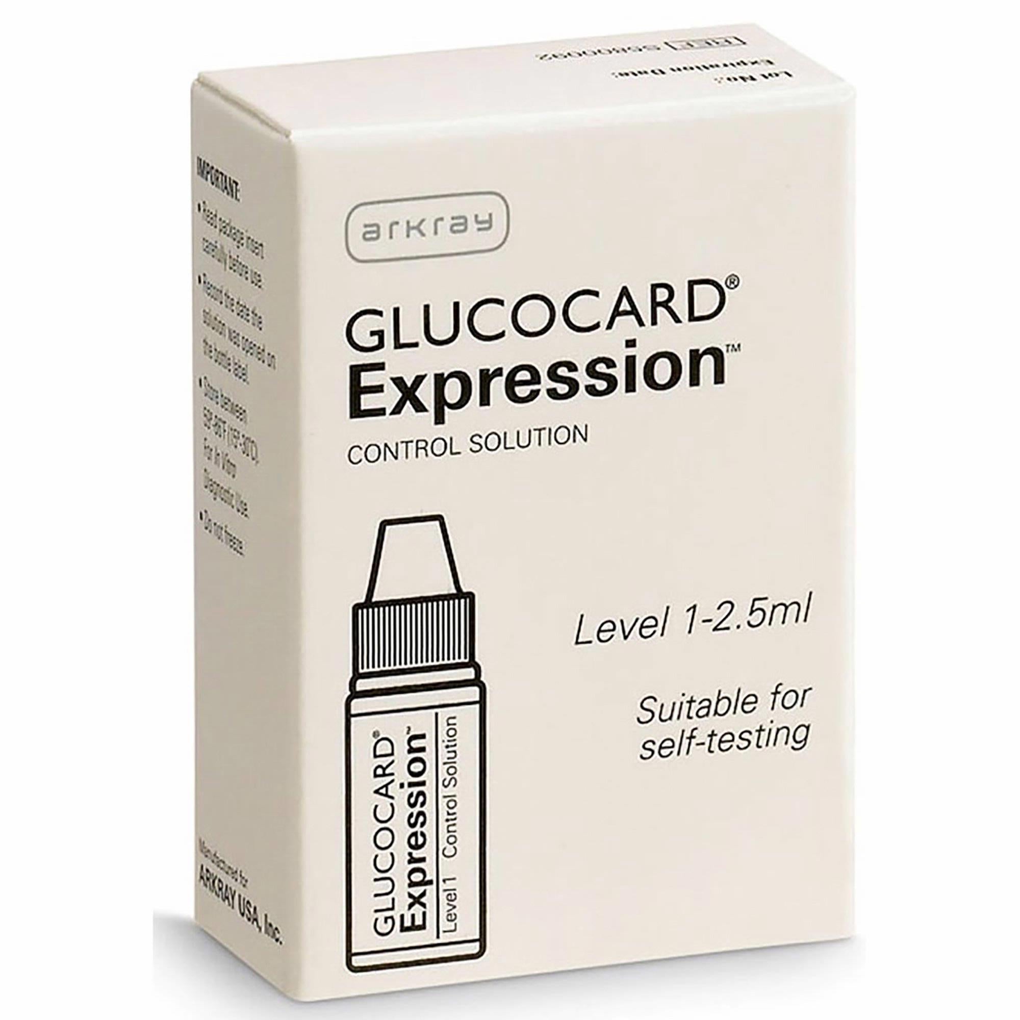 GLUCOCARD® Expression™ Control Solution-Side View