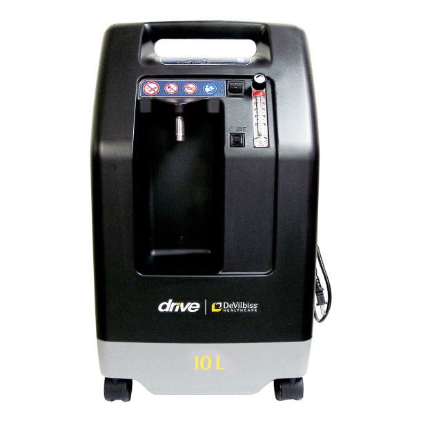 Drive DeVilbiss 10L Oxygen Concentrator-Front View