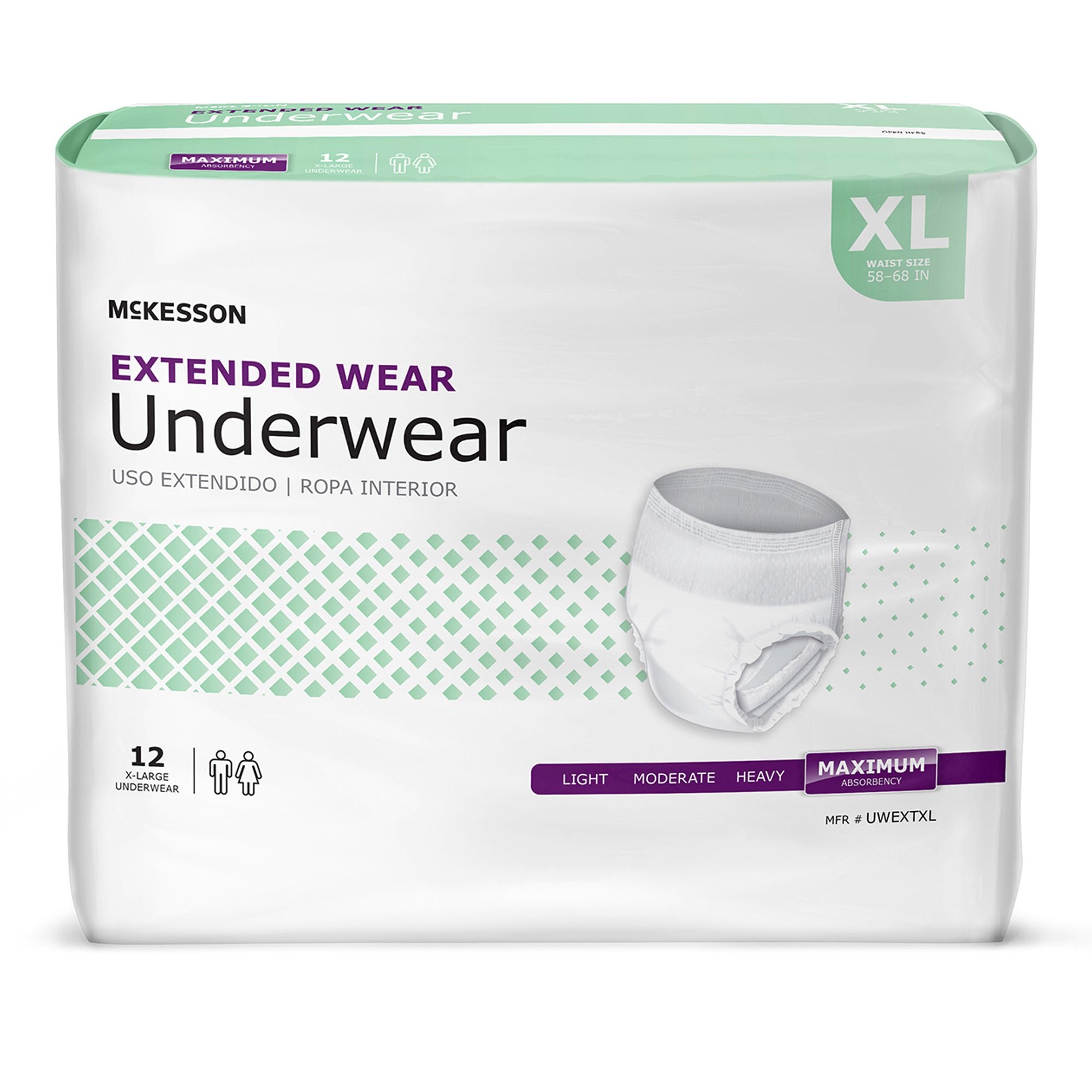 Extended Wear Maximum Absorbency Personal Care Undergarment