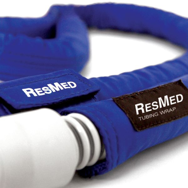 ResMed Blue Tubing Wrap CPAP Hose Cover-Front View