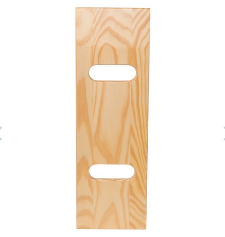 Medical Transport Assistant Board 8" x 30" - Dual Cutouts