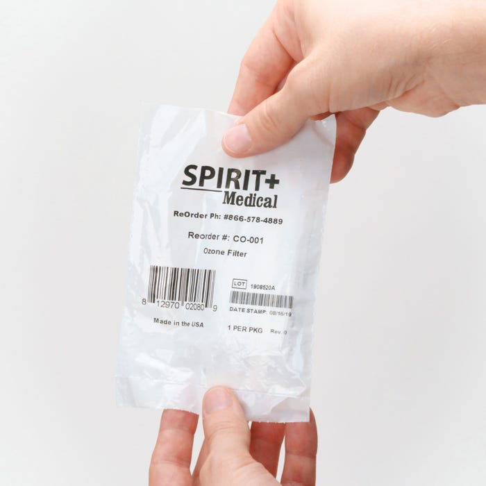 Nuwave CPAP Filter Package Exterior - Front View