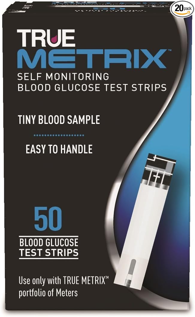 TRUE Metrix® Blood Glucose Test Strips-Front View