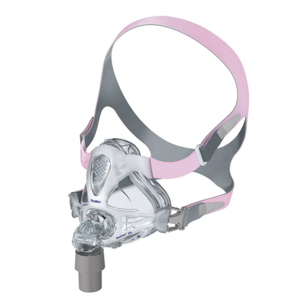 Resmed Quattro FX for Her Full Face CPAP Mask With Headgear - Front View