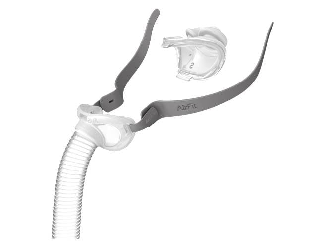 Airfit P10 Nasal Pillow CPAP Mask Frame System - Side View