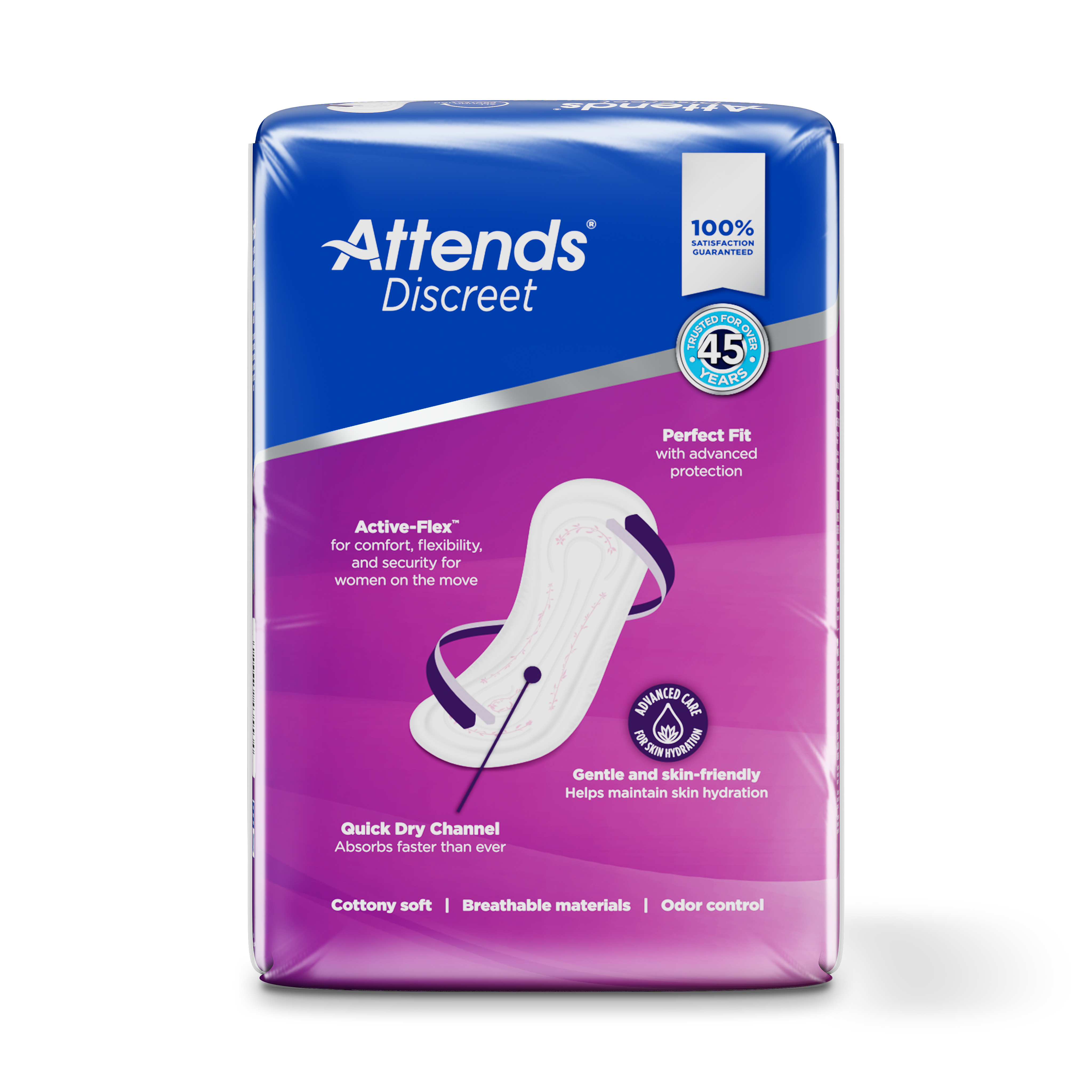 Attends Discreet, Ultimate Pad, back