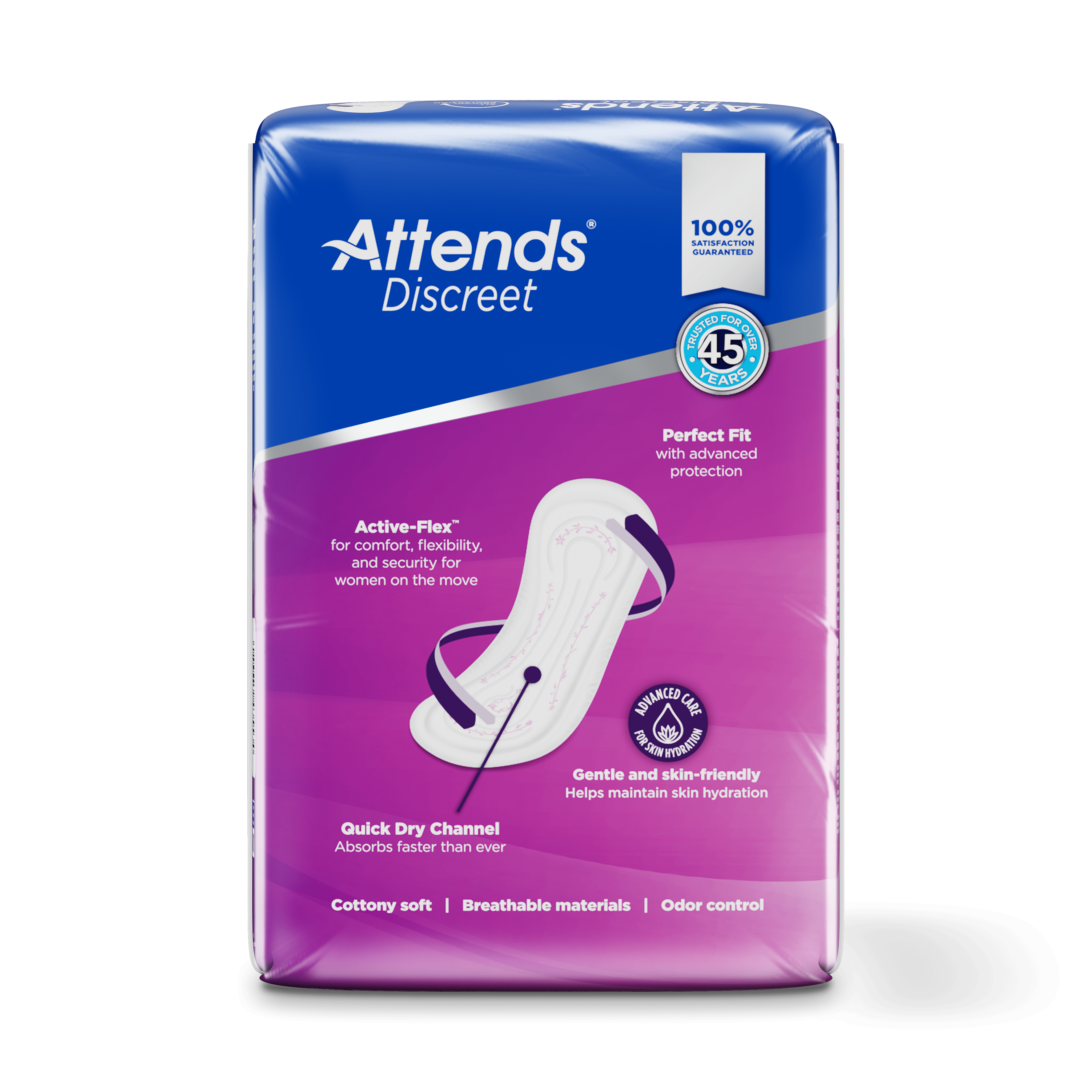 Attends Discreet, Ultimate Pad, back