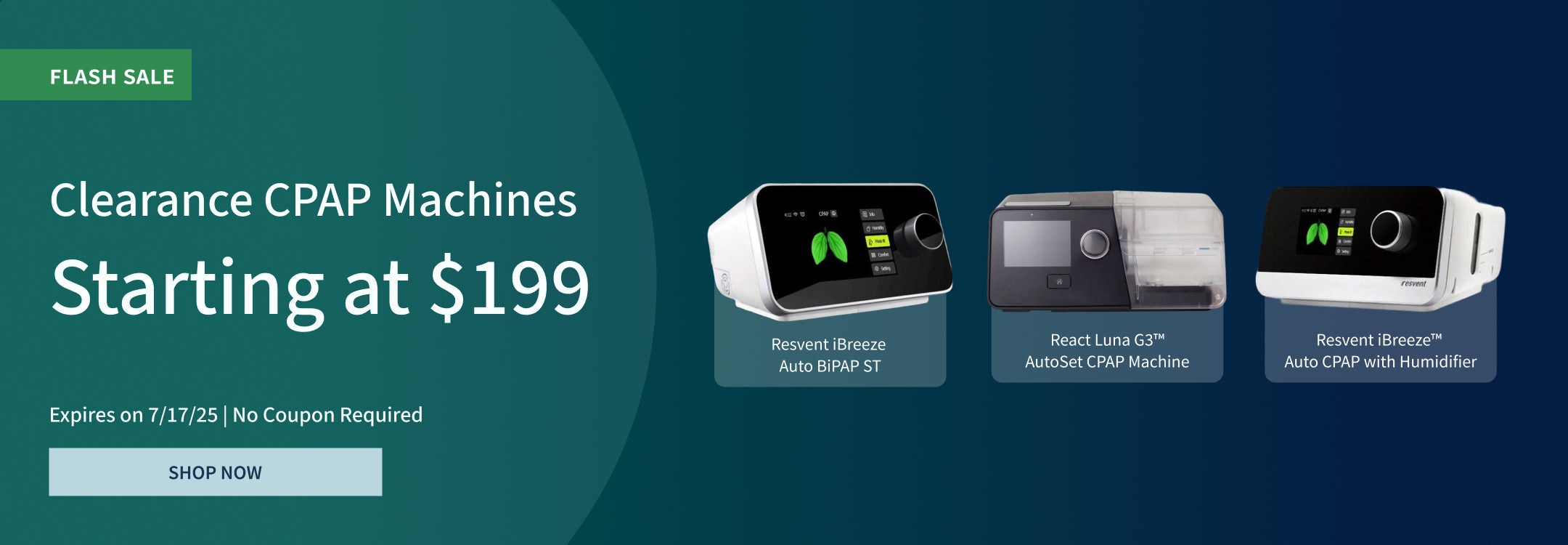 Clearance: CPAP Machines Starting at $199 Clearance: CPAP Machines Starting at $199