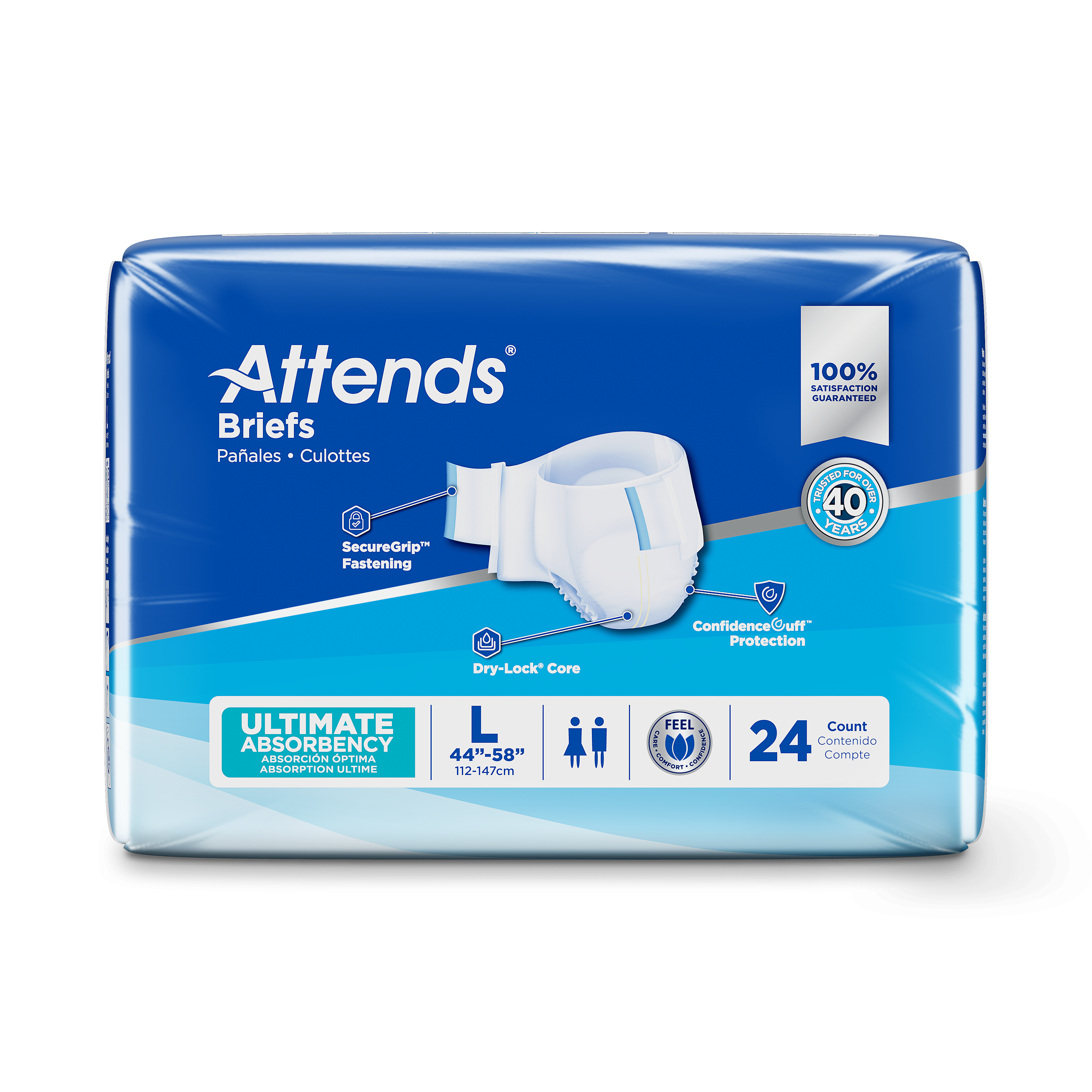 Attends Advanced Briefs, Large, front