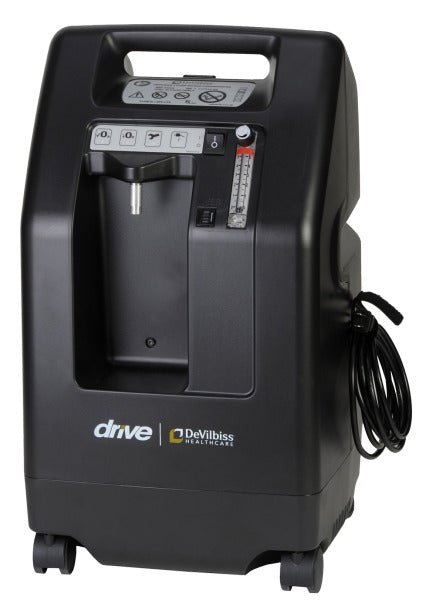 DeVilbiss 5 Liter Oxygen Concentrator-Side View