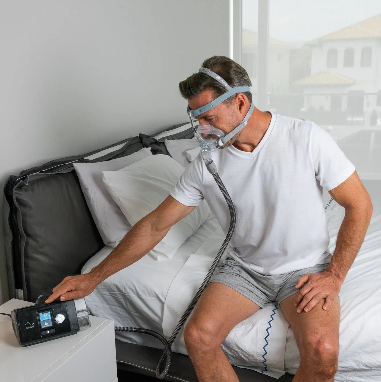 Brand Full Face CPAP Mask with Headgear