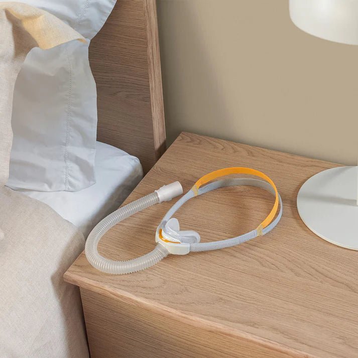 Brand Solo™ Nose-based Sleep Support Appliance with Supplementary Headgear