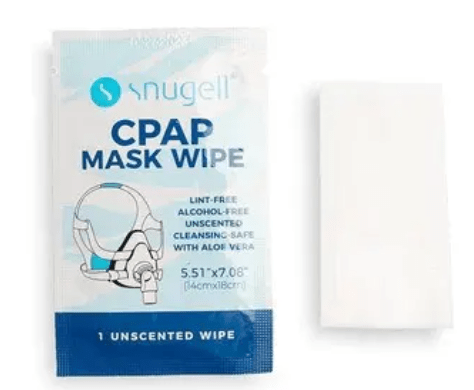 Unscented Individual CPAP Mask Wipes (40 ct.)-Front View