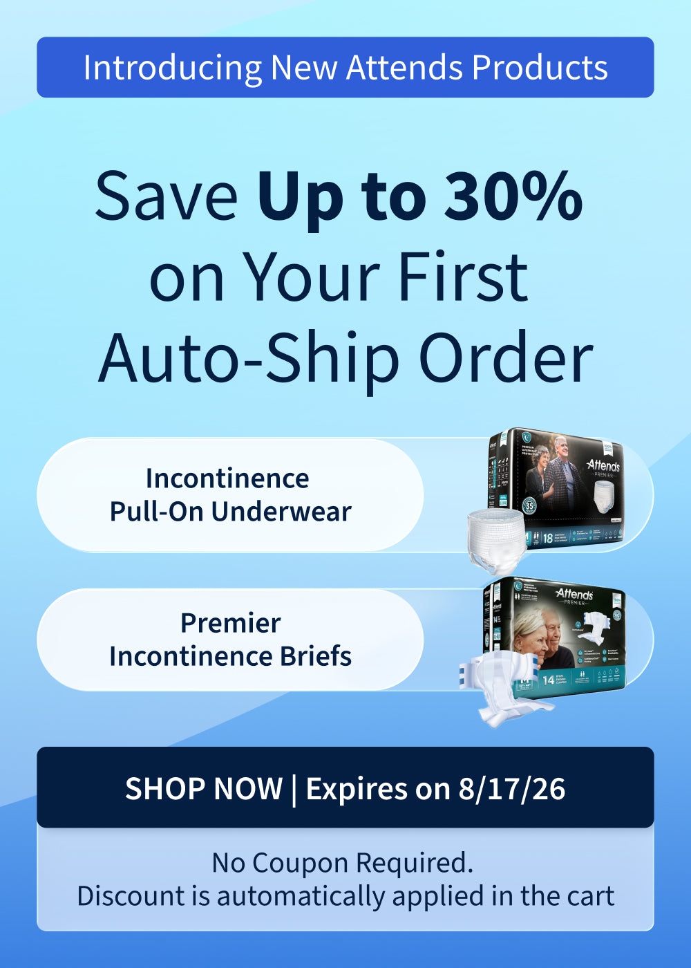Introducing new Attends products on ShopRotech! Save Up to 30% on Your First Auto-Ship Order. Offer ends 8/17/26. Introducing new Attends products on ShopRotech! Save Up to 30% on Your First Auto-Ship Order. Offer ends 8/17/26.