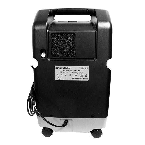 Drive DeVilbiss 10L Oxygen Concentrator-Rear View