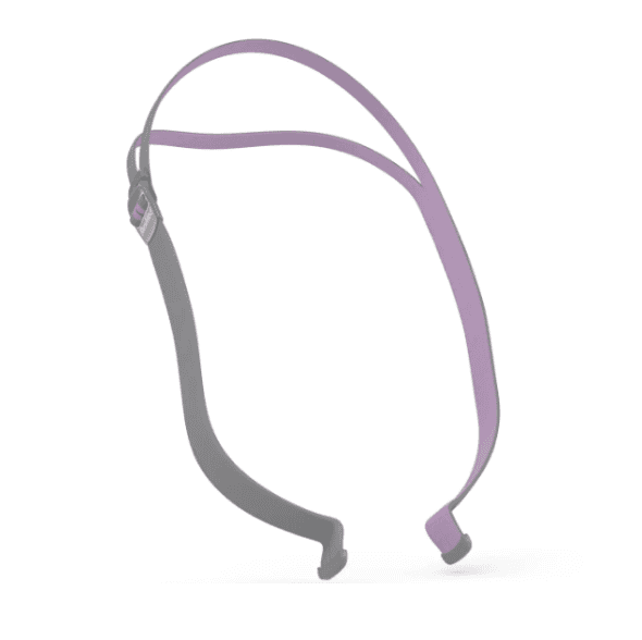 Resmed Airfit P10 Headgear Replacement Pink Accent - Top View
