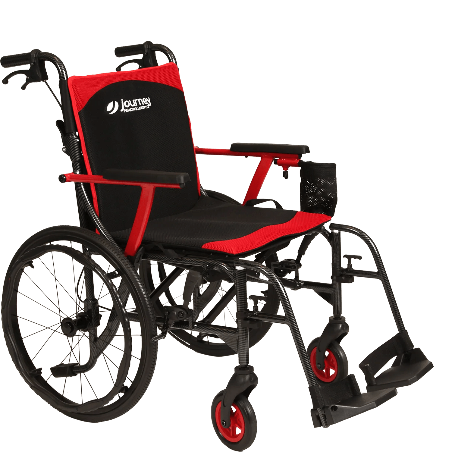 SoLite Wheelchair-Side View (red)