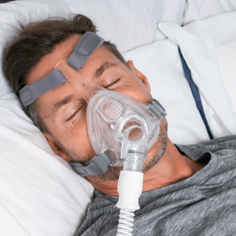 Fisher & Paykel Simplus™ Full Face CPAP Mask with Headgear - Front View