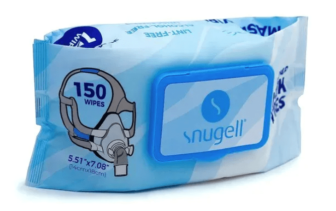 150 Count Unscented Jumbo Pack CPAP Mask Wipes-Top View