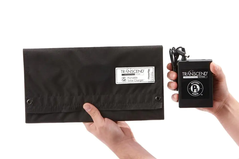 Transcend Solar Battery Charger - Compacted