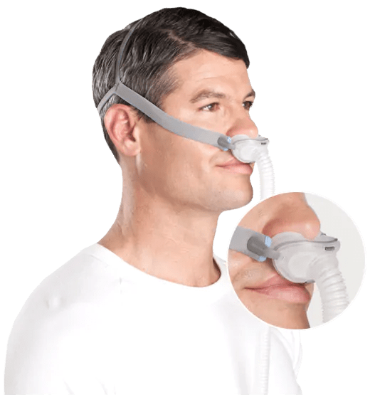 ResMed AirFit™ P10 Nasal Pillow Mask with Headgear Fit Pack - Close Up