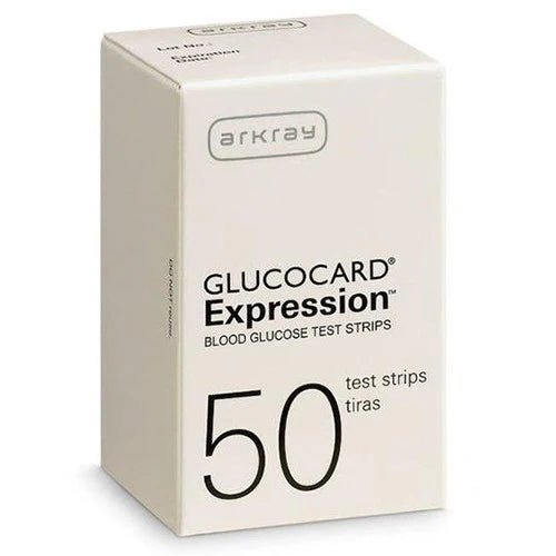GLUCOCARD® Expression™ Blood Glucose Test Strips-Side View