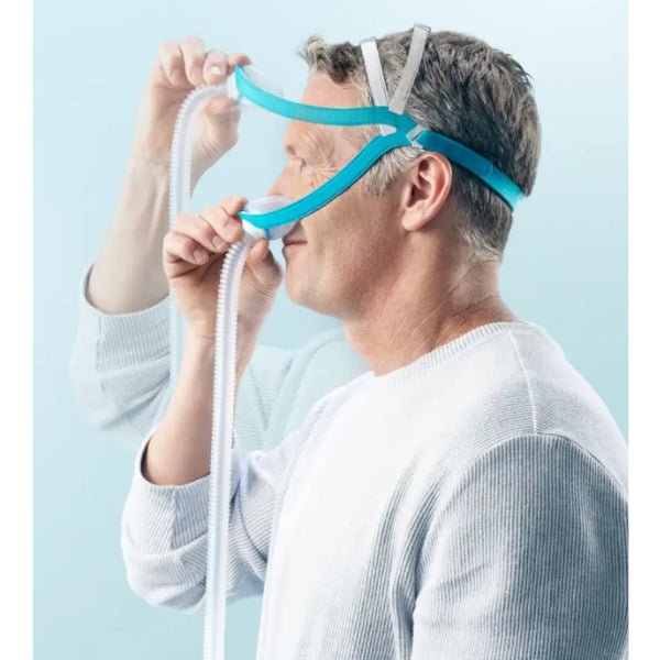 Fisher & Paykel Evora Nasal CPAP Mask with Headgear - Side View