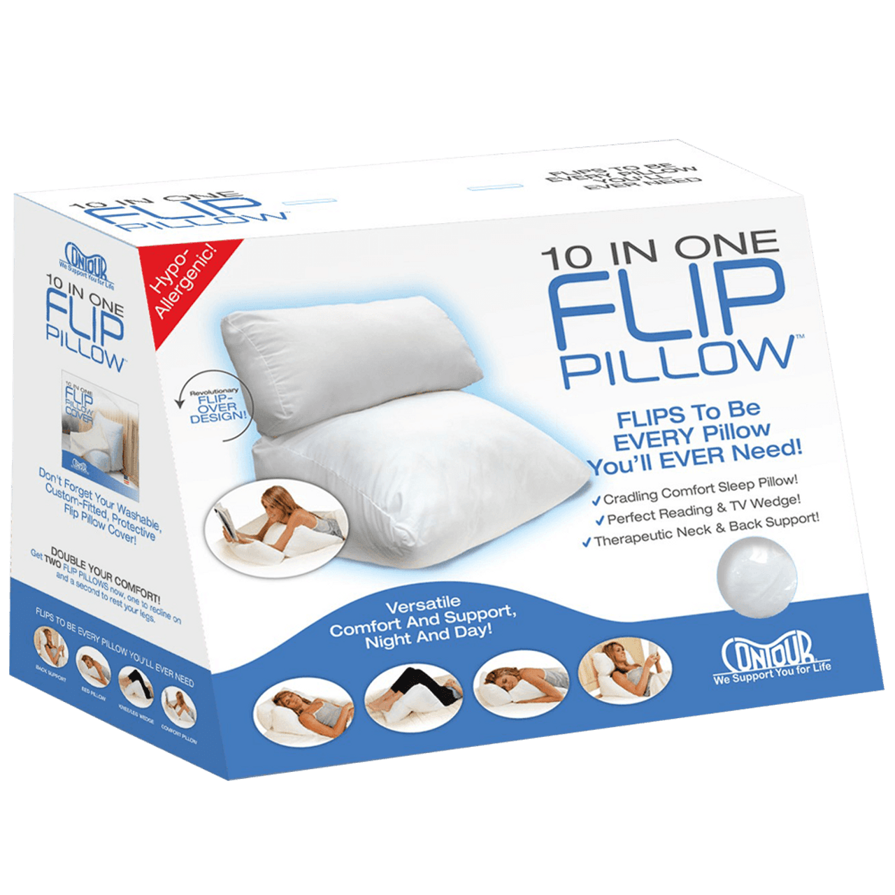 10 in 1 Flip Pillow Wedge