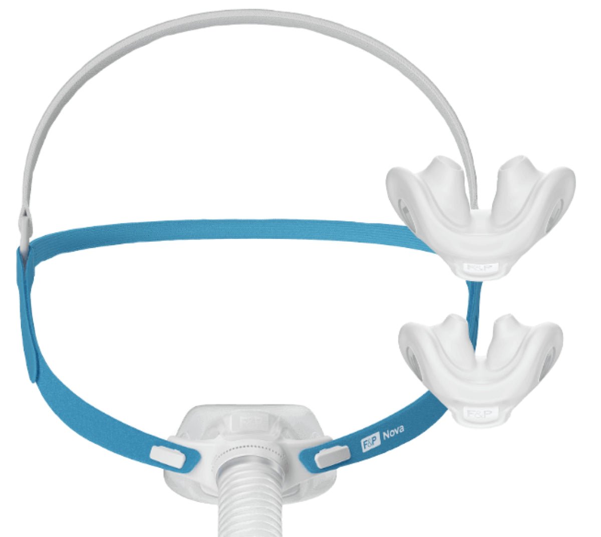 Nova Micro™ Pillows Mask-Front View w/Mask Comparison
