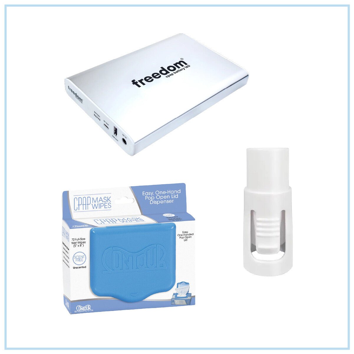 ResMed AirMini On-the-Go Travel Bundle - Front View