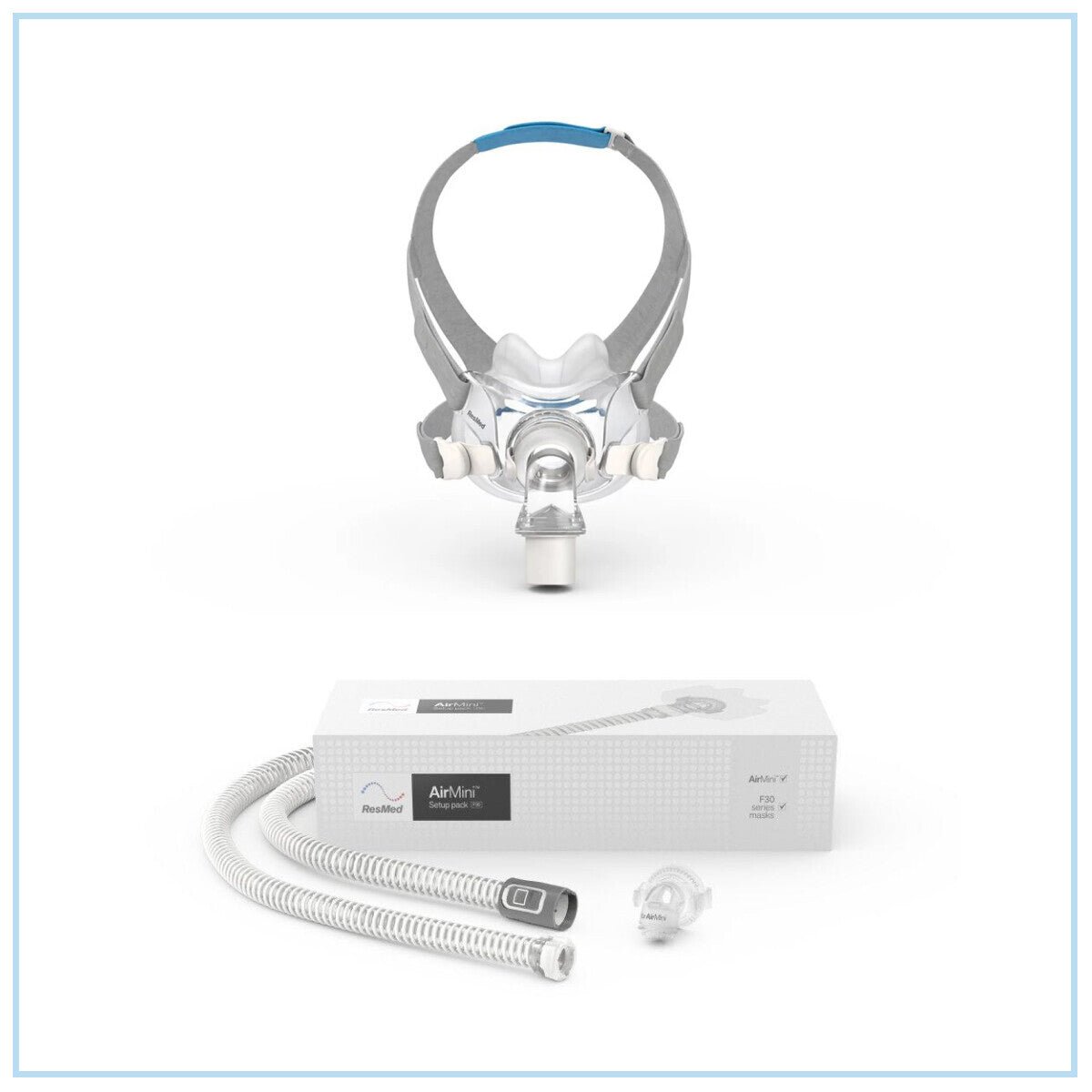 Full Face Respiratory Device and Accessory Kit
