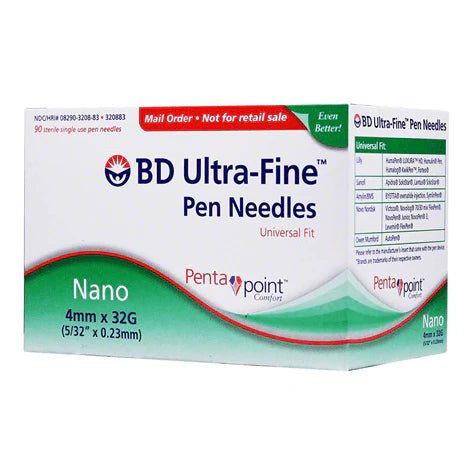 BD™ Ultra-Fine™ Nano Pen Needle-Side View