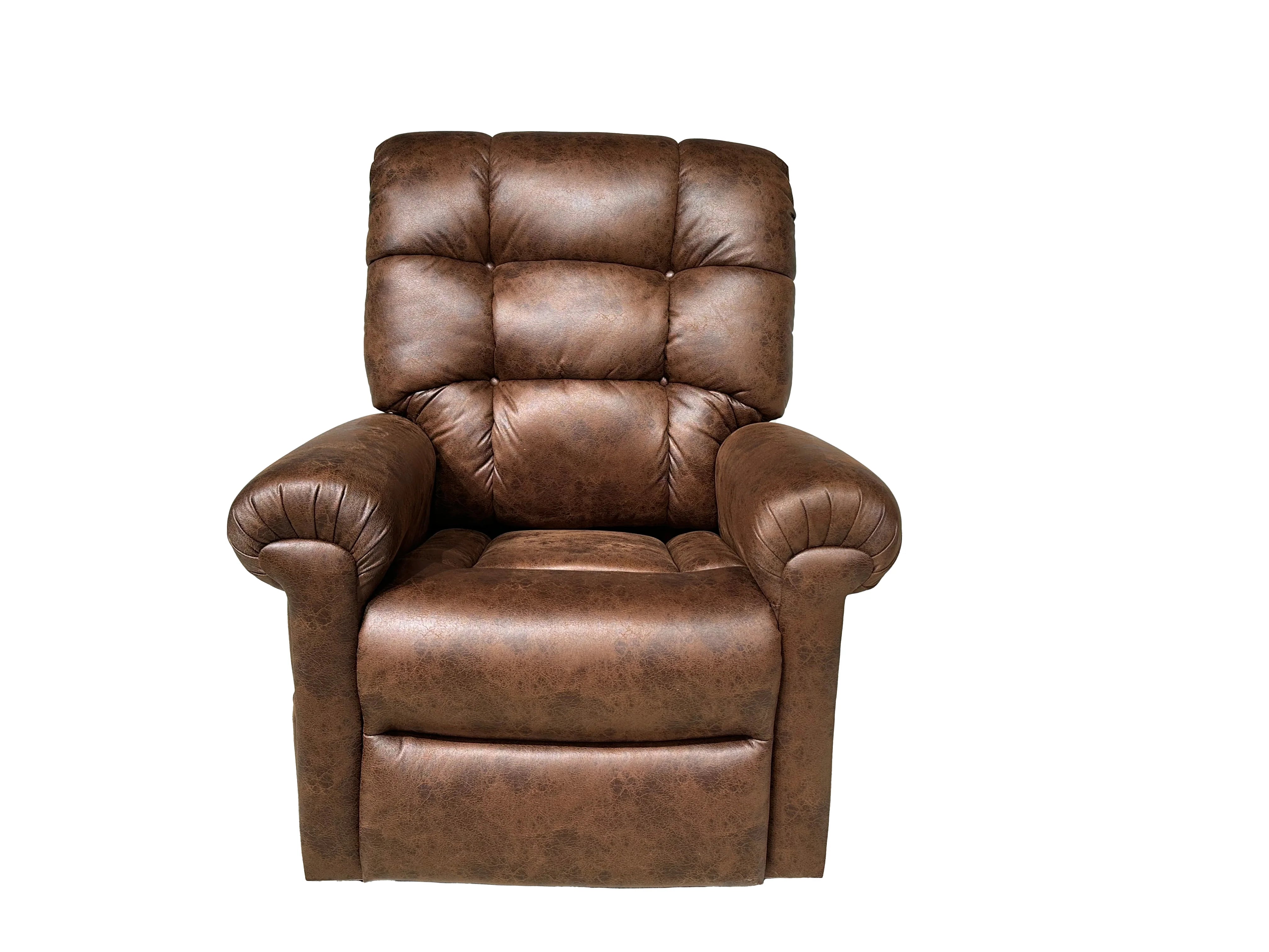 2 Zone Sleeping Chair-Front View DuraLux Chocolate