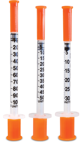TRUEplus® Insulin Syringe-Front View