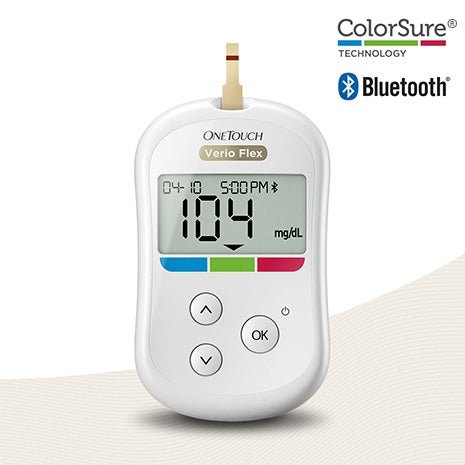 One Touch Verio Flex® Blood Glucose Monitoring System-Front View