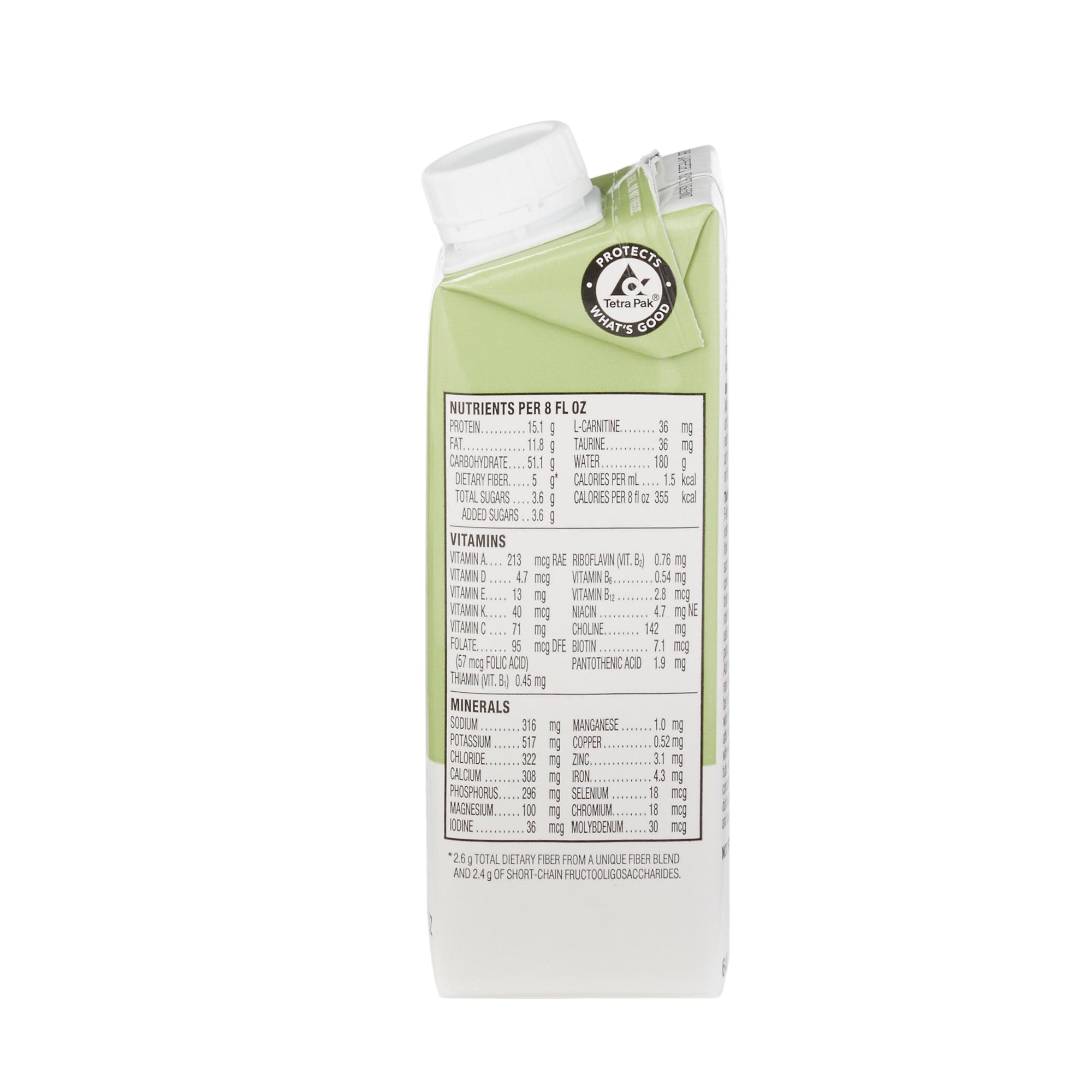 Nutrition Supplement with Fiber, 8-ounce Packaging