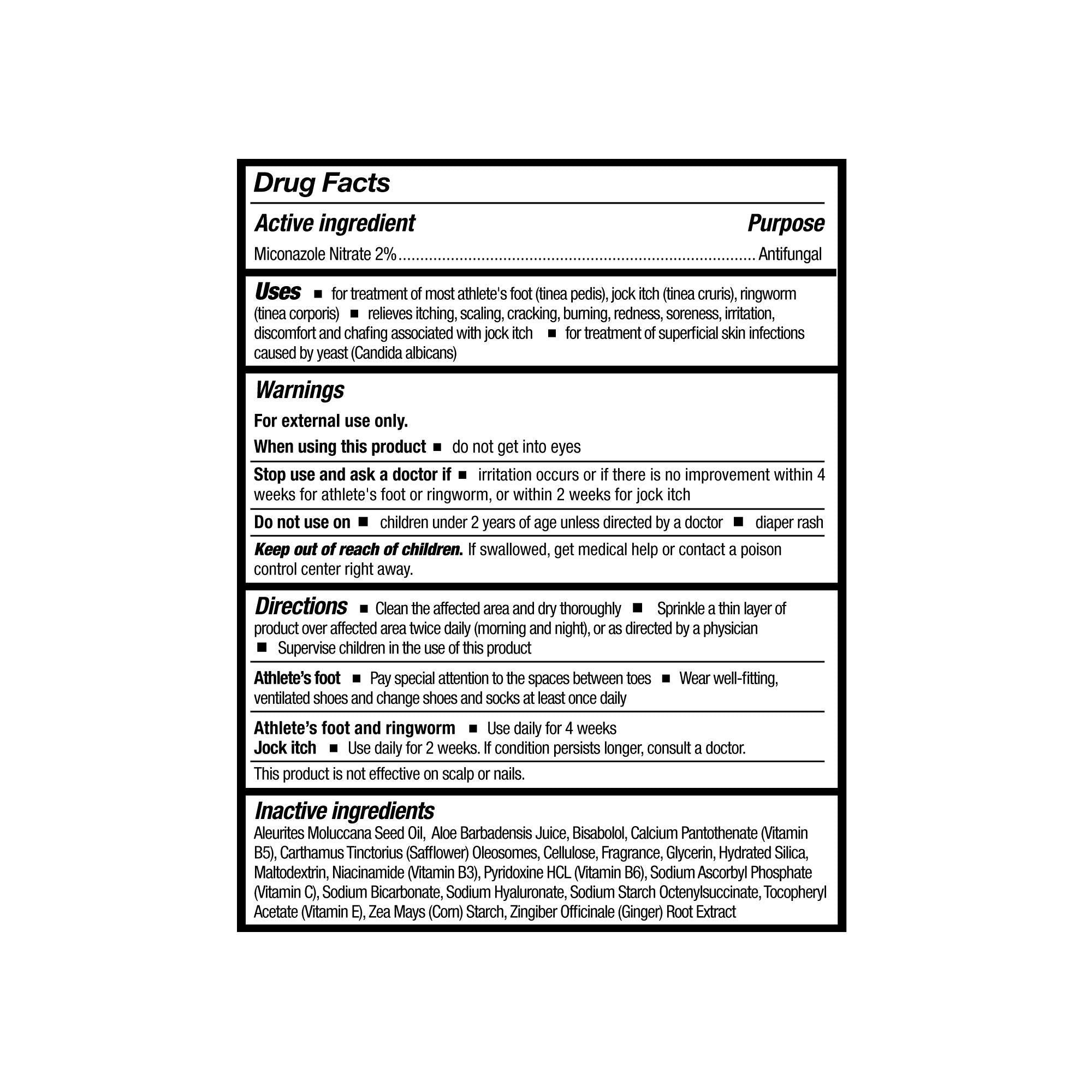 Thera® Antifungal Powder, 3-Ounce Shaker Bottle