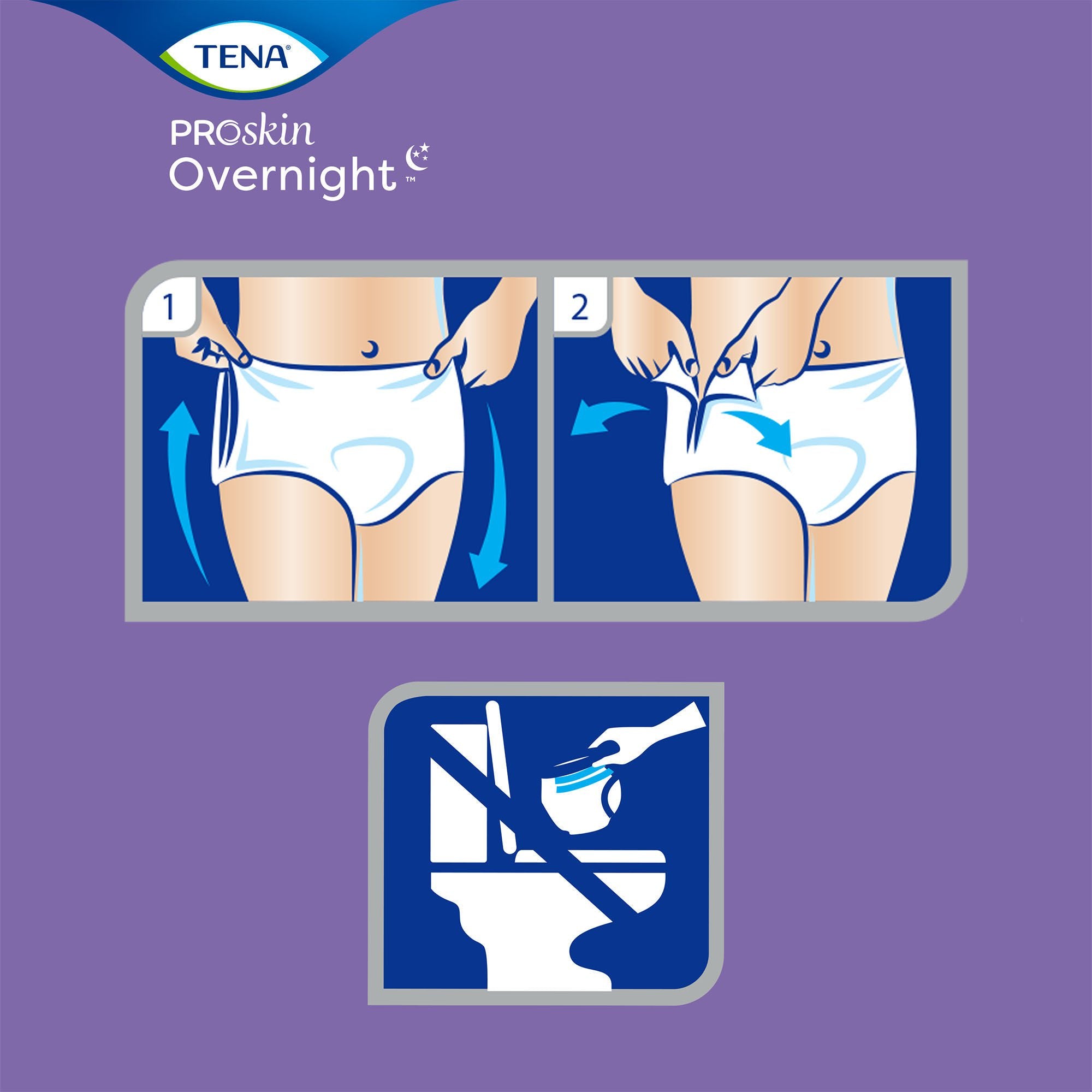 ProSkin Breathable Comfort Fit Underwear for Night Use - Super Absorbency