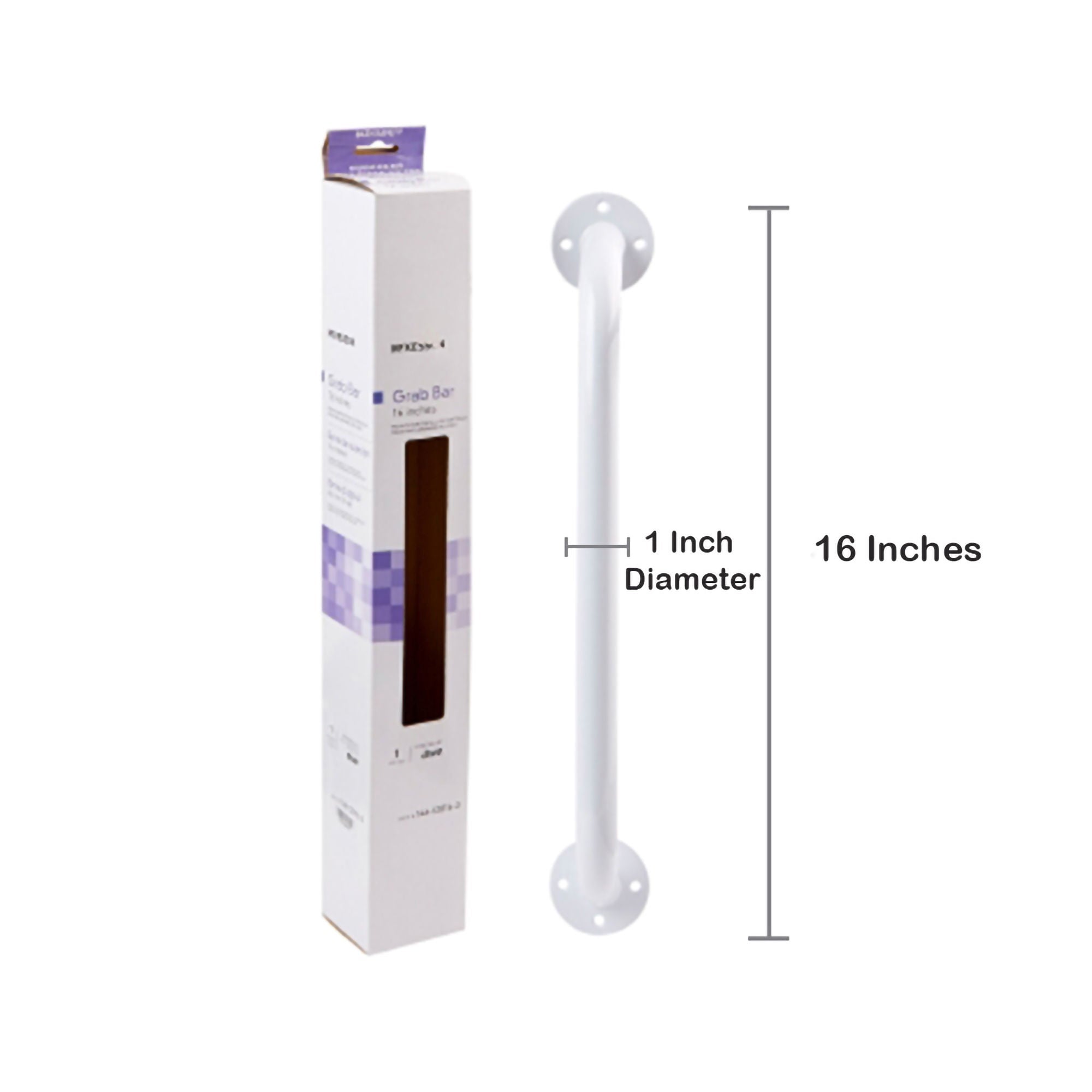 White Steel Wall Support Bar