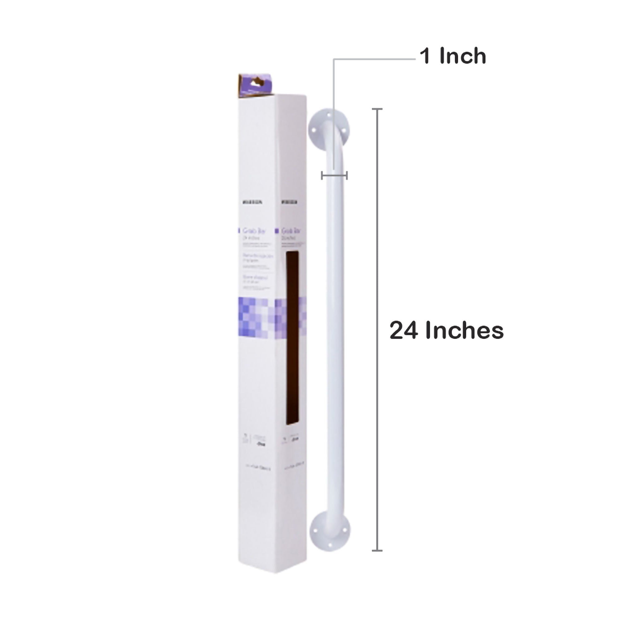 White Steel Wall Support Bar