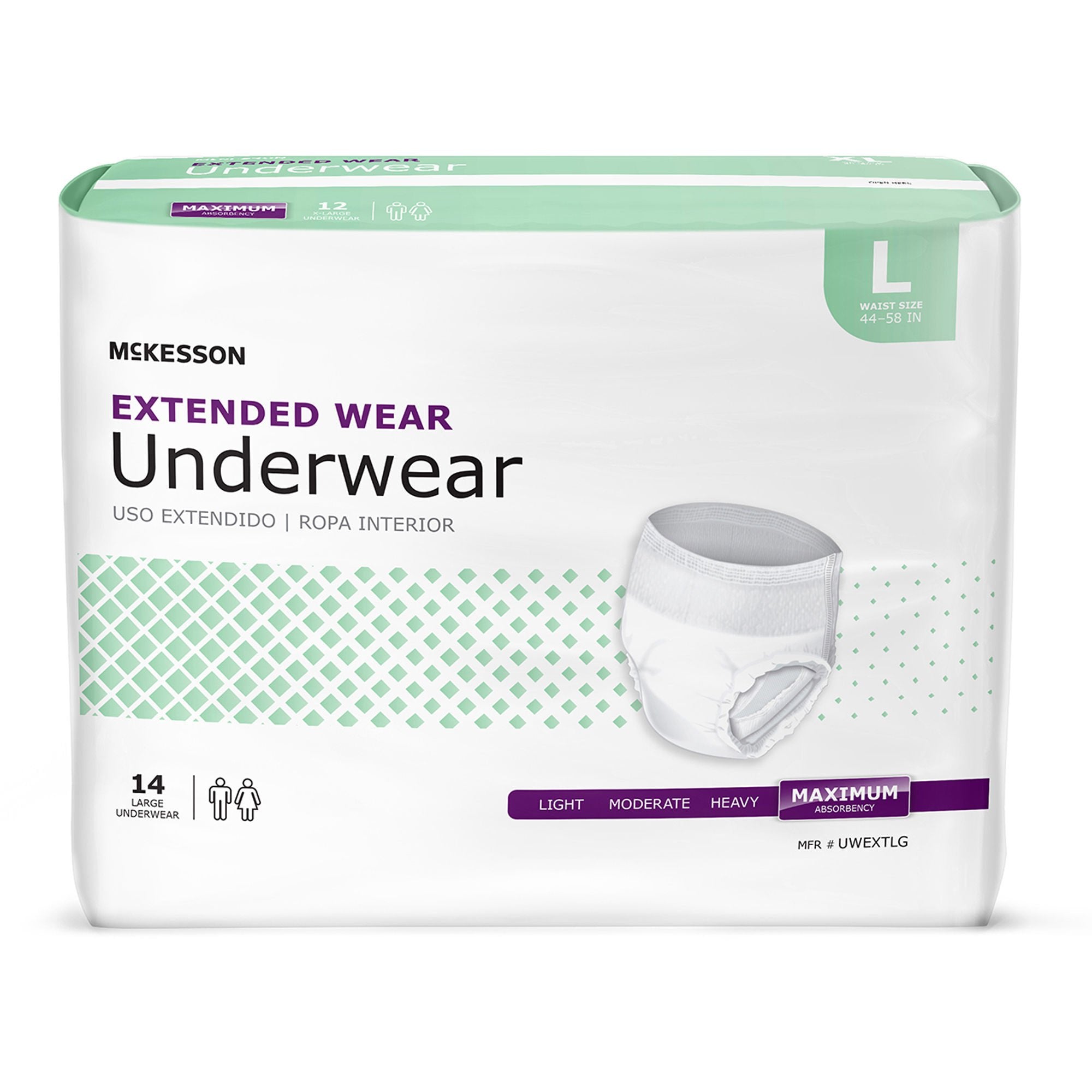 Extended Wear Maximum Absorbency Personal Care Undergarment