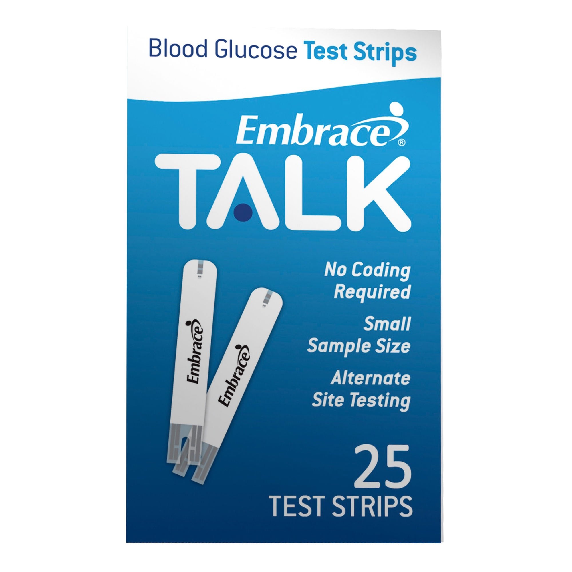 Brand Health Embrace® Talk Blood Sugar Monitoring Strips