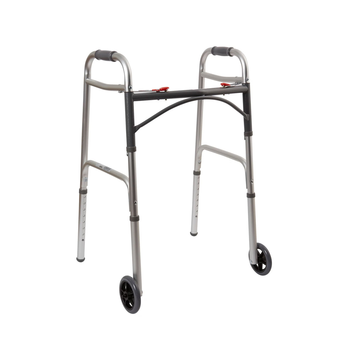 Dual Release Folding Mobility Aid with Wheels