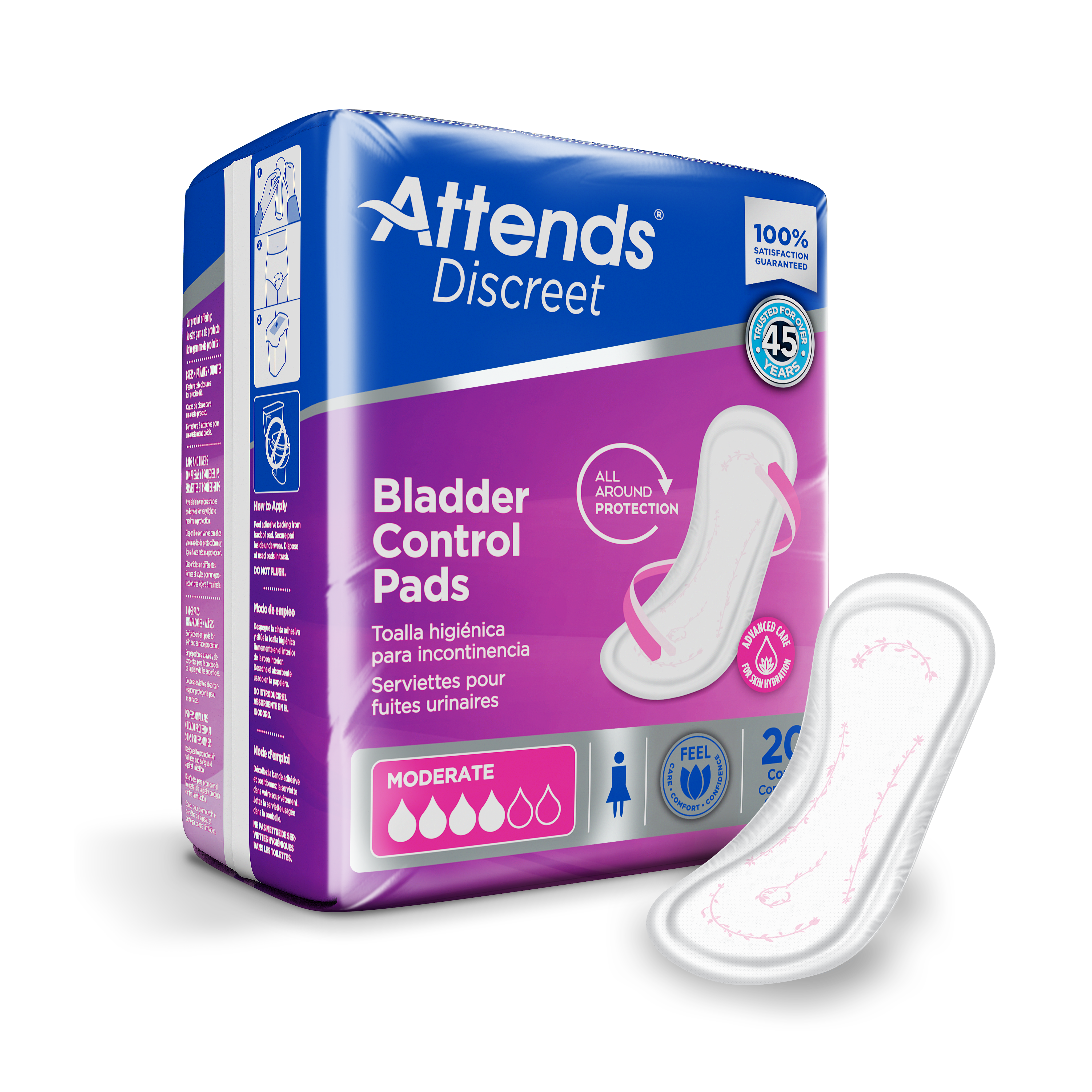 Attends Discreet, Moderate Long, angled view