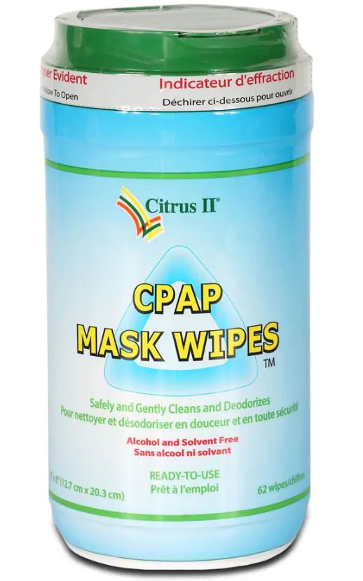 Citrus II CPAP Mask Wipes Canister