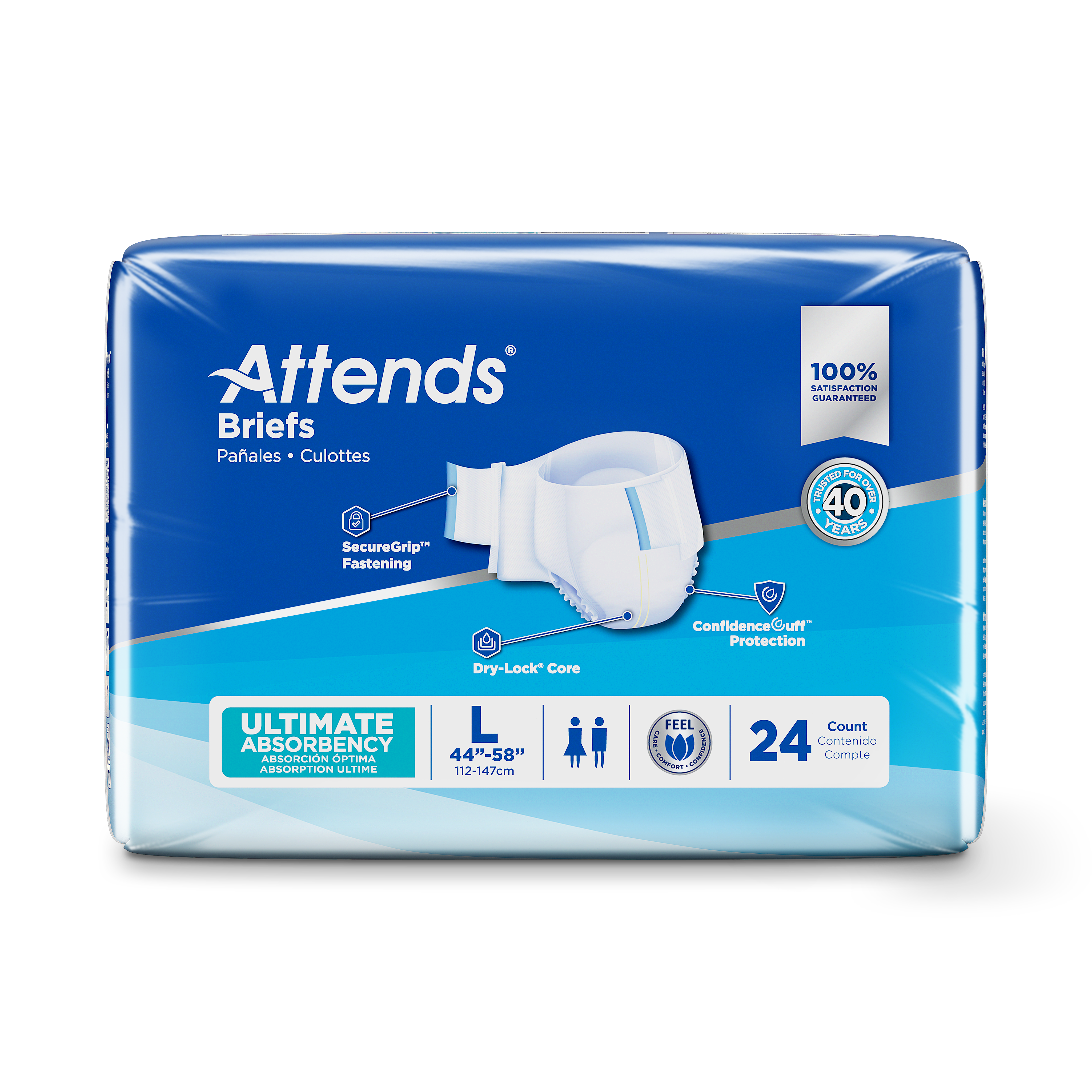 Attends Advanced Briefs, Large, front