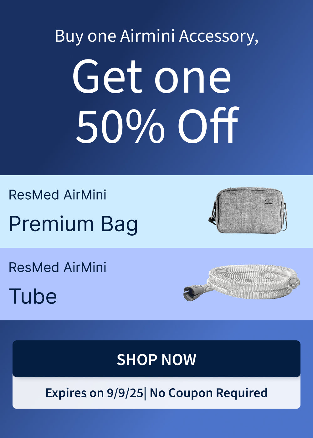 Buy One Airmini Accessory, Get 50% Off a Second Accessory. Offer Ends 9/9/25