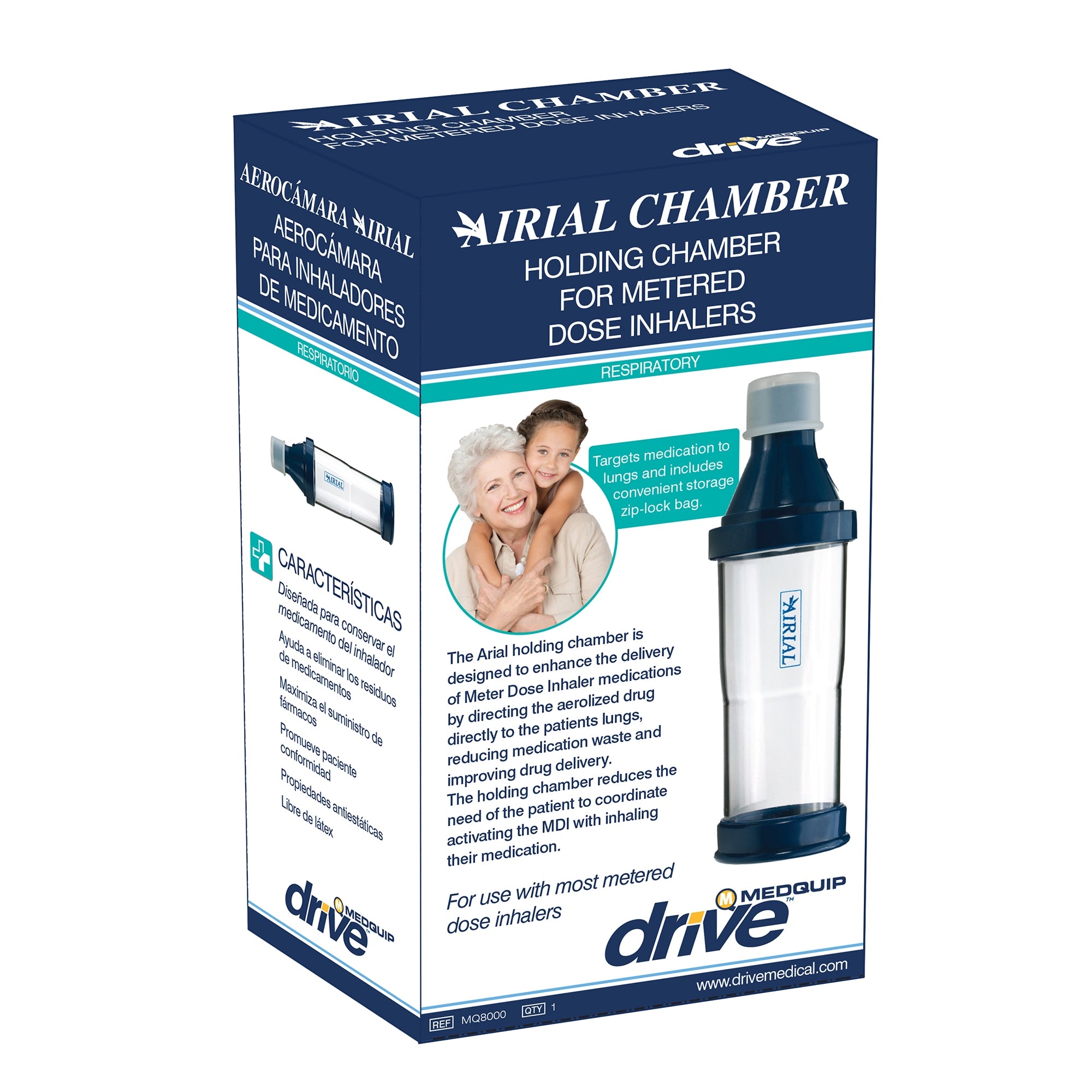 Holding Chamber for Metered Dose Inhalers