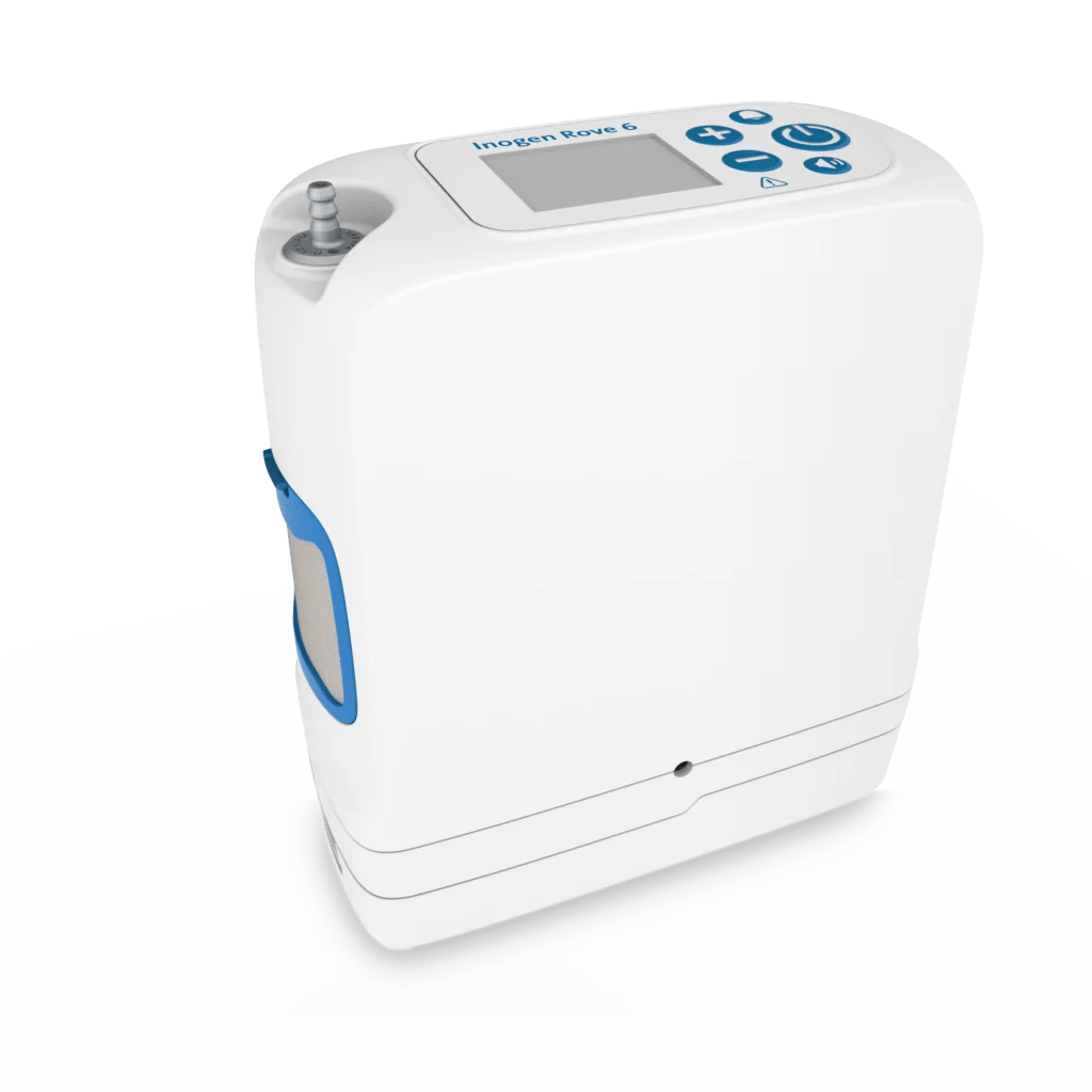 Inogen® Rove 6™ Portable Oxygen Concentrator - Side View