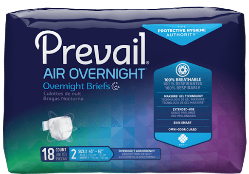 Air Enhanced High Absorbency Overnight Briefs
